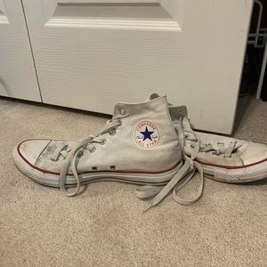 Well loved high top converse